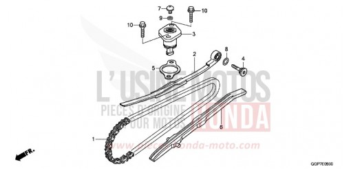 CHAINE A CAMES/TENDEUR NSC50MPDC de 2012